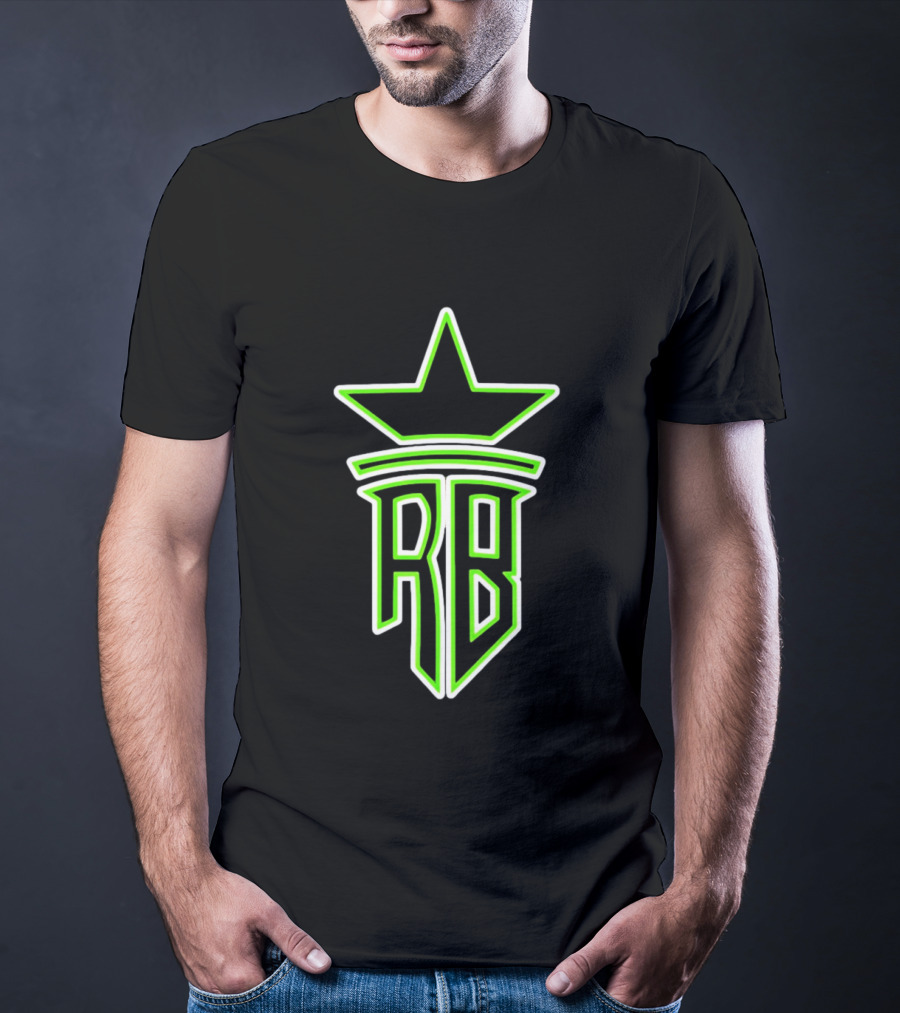 Roland Banks RB Star Logo Neon Green T-Shirt