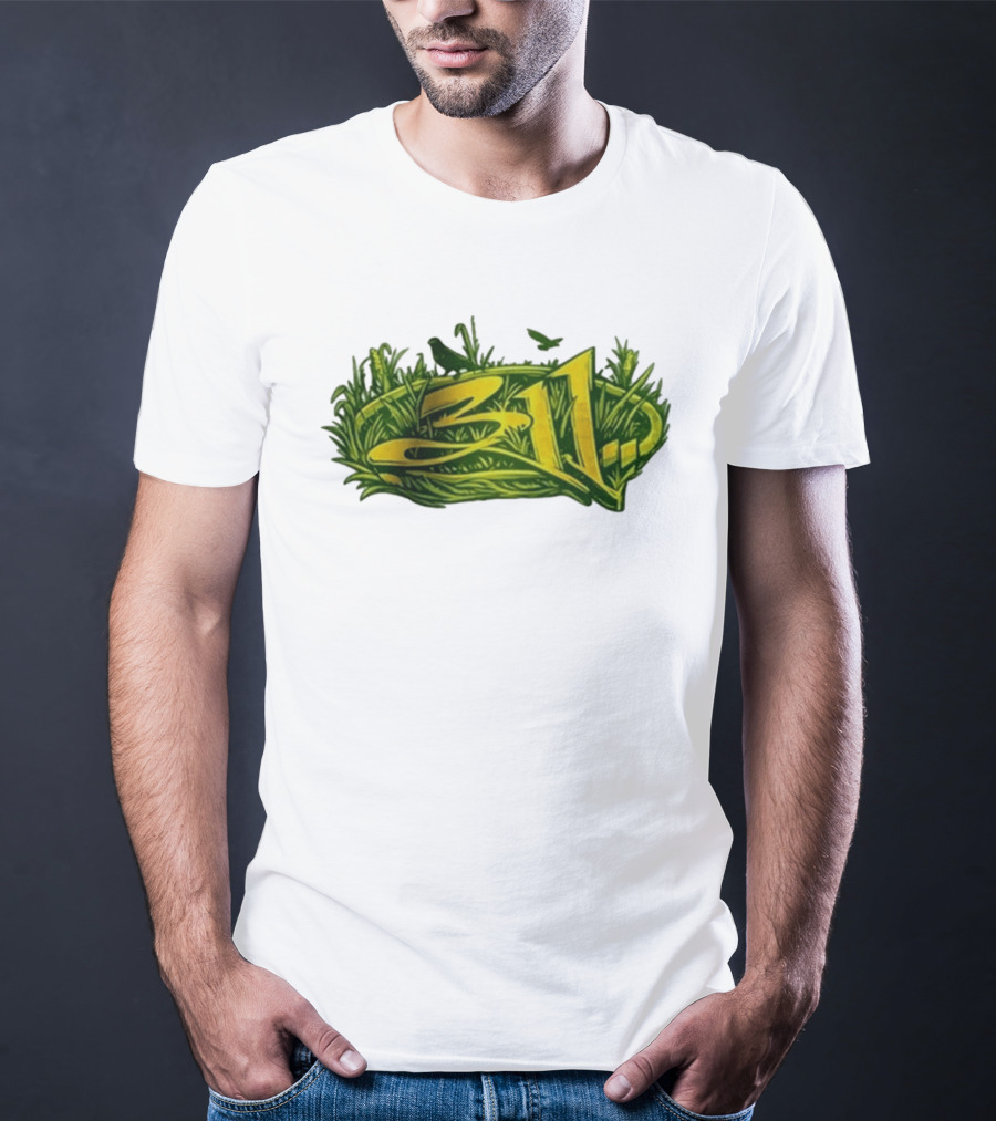 311 Band 2026 Summer Tour Green Nature T-Shirt