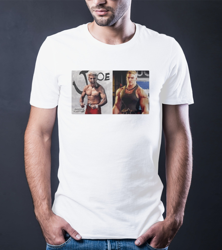 Joe Alexander Volkanovski Crossover MMA Fighter And Game Character Image T-Shirt
