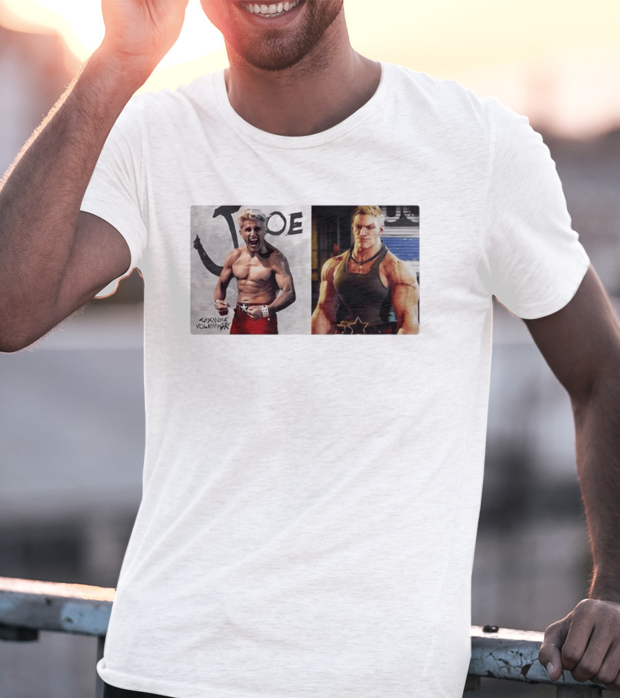 Joe Alexander Volkanovski Crossover MMA Fighter And Game Character Image T-Shirt