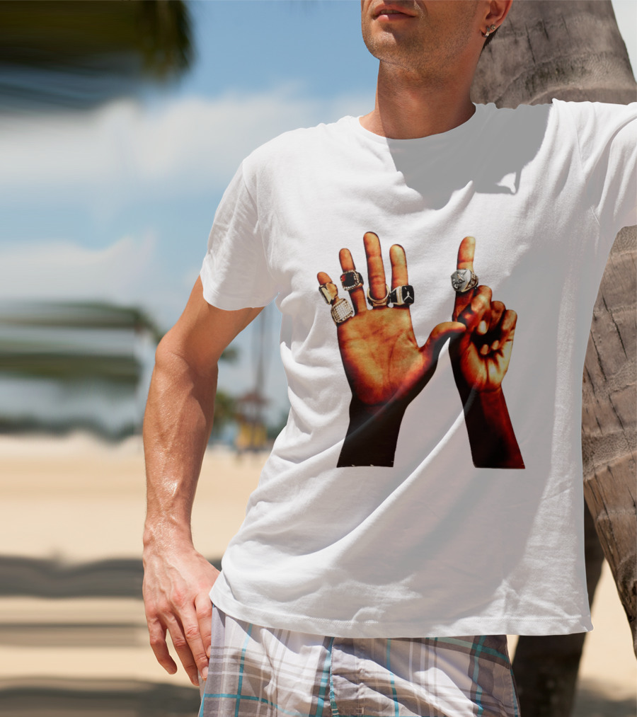 Carlos Alcaraz Championship Rings NBA Jordan Rolex Iconic Hands T-Shirt