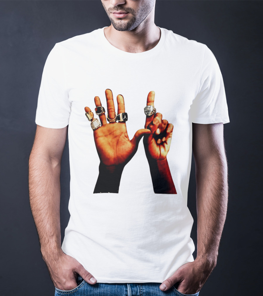Carlos Alcaraz Championship Rings NBA Jordan Rolex Iconic Hands T-Shirt