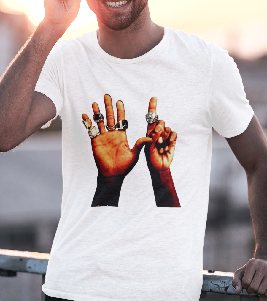 Carlos Alcaraz Championship Rings NBA Jordan Rolex Iconic Hands T-Shirt