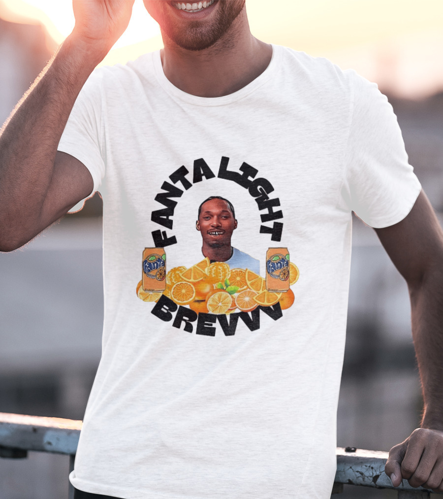 Fanta Light Brev Meme Orange Slices Cans T-Shirt