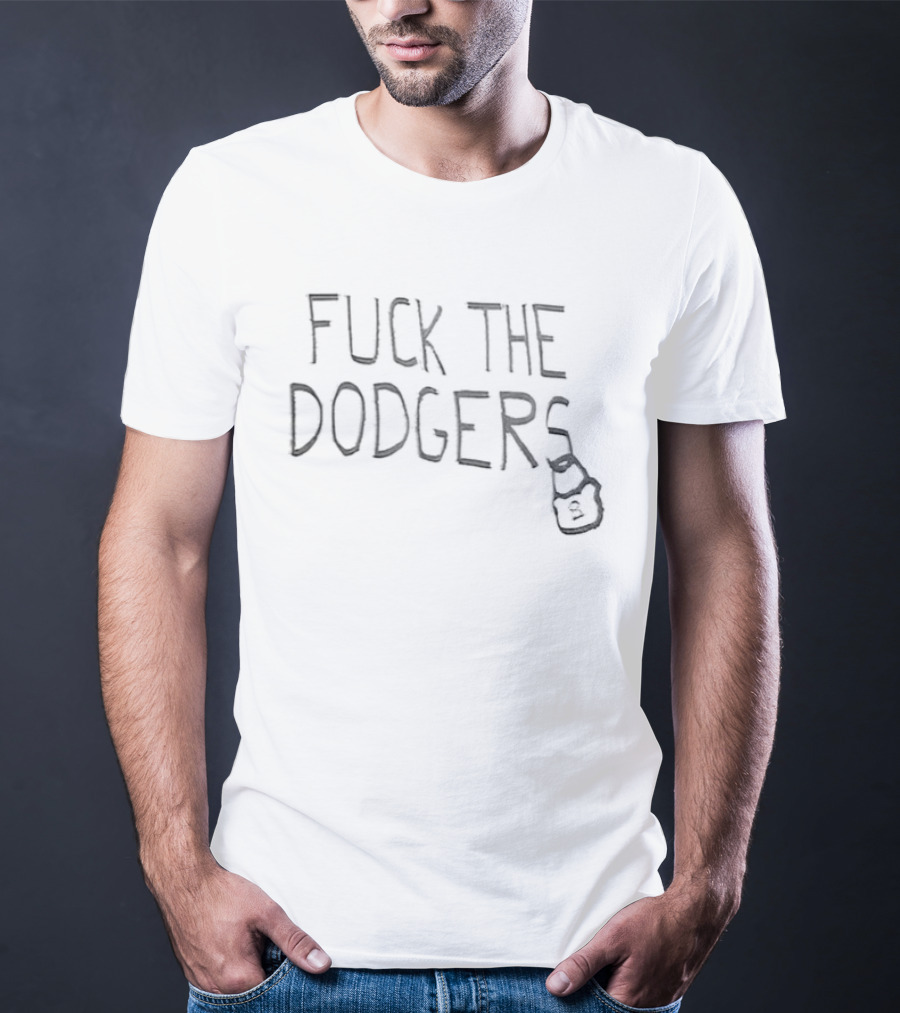 Fuck The Dodgers Cubs Vs Dodgers Baseball Match T-Shirt