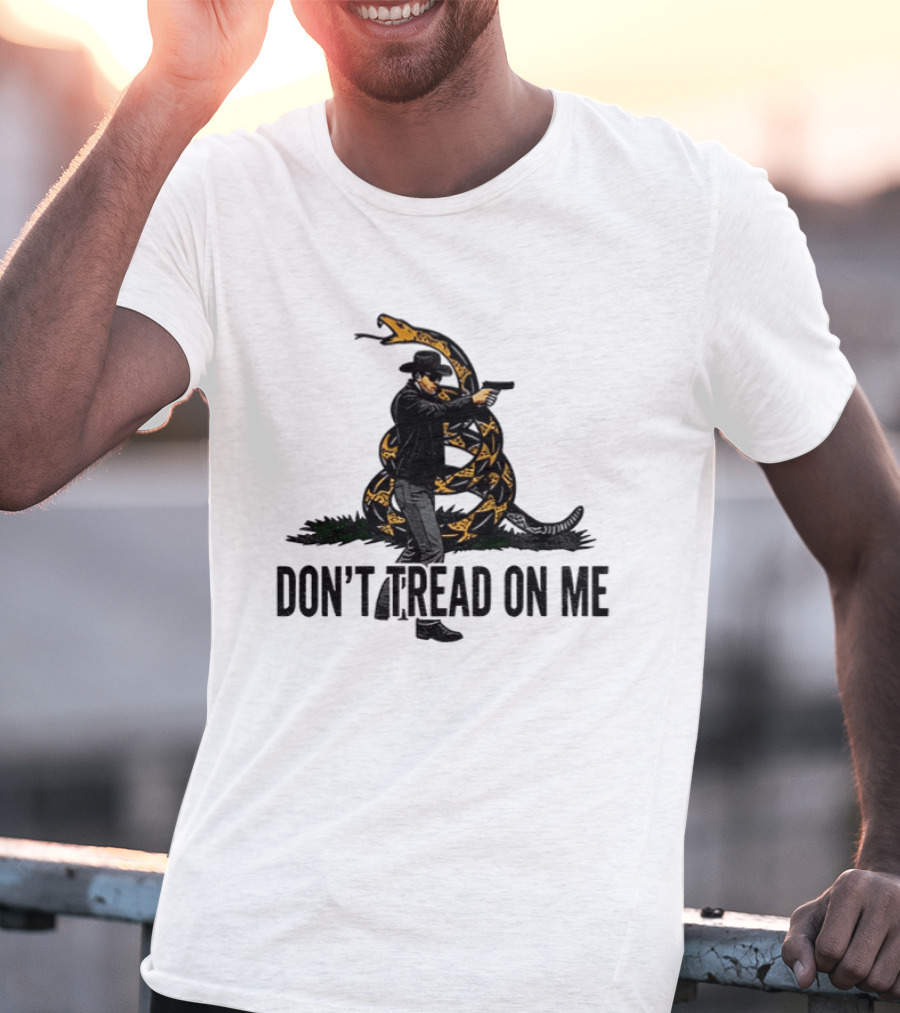 Jordan Salinas Don't Tread On Me Cowboy Snake Stand America T-Shirt