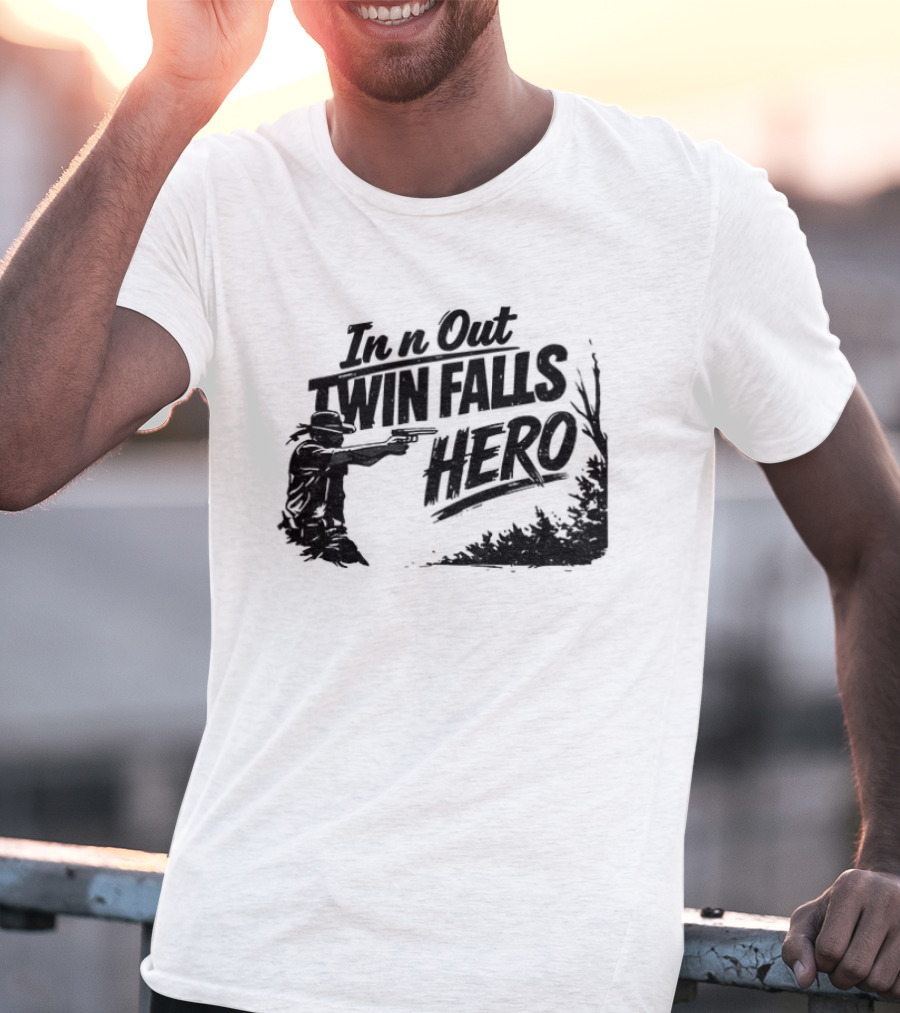 Jordan Salinas In N Out Twin Falls Hero Idaho Political T-Shirt