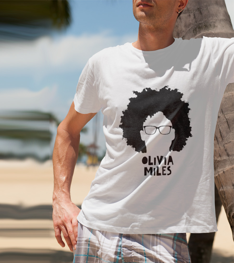 Olivia Miles Afro Glasses Icon WNBA Minnesota Lynx 2026 T-Shirt