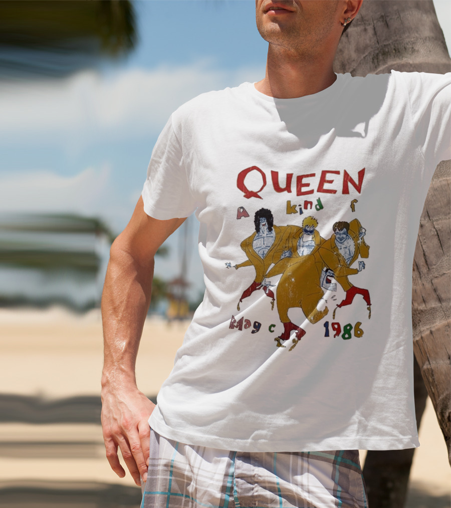Queen A Kind Of Magic Tour 1986 Anniversary T-Shirt
