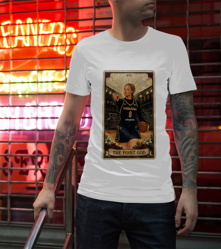 Sophie Cunningham Indiana The Point God XVII Tarot Card Basketball 8 T-Shirt