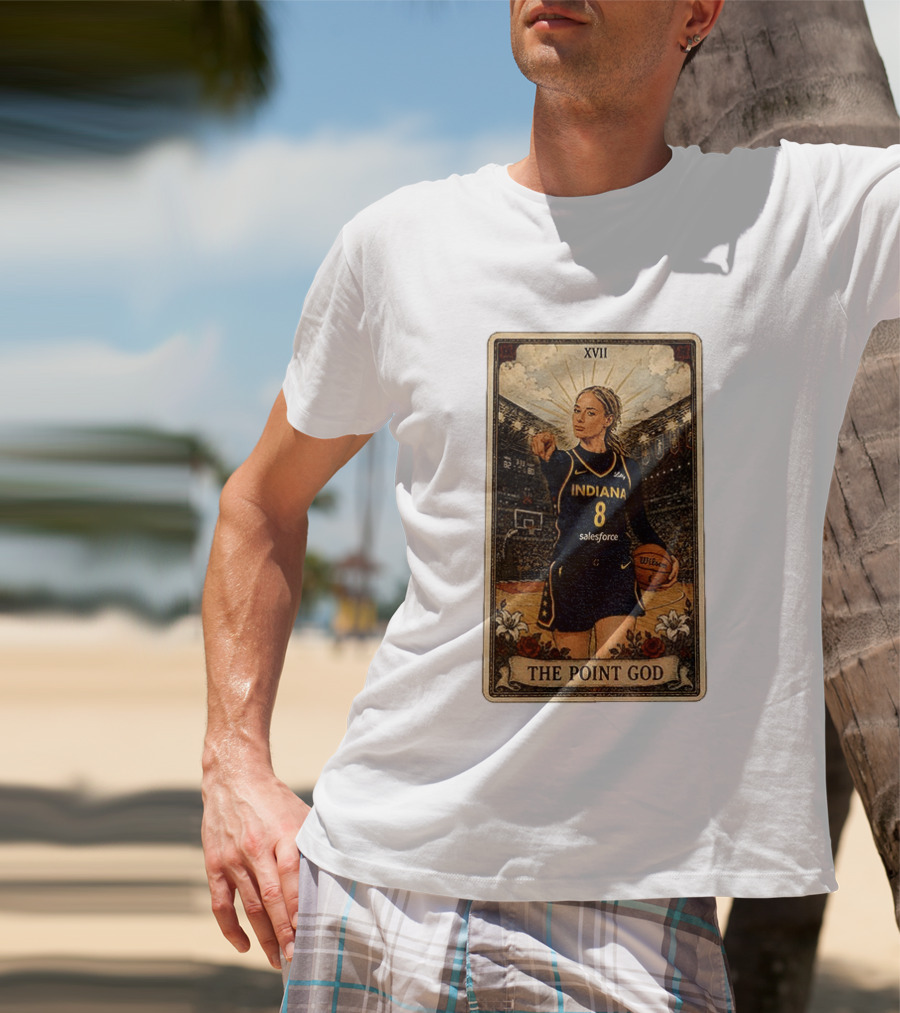 Sophie Cunningham Indiana The Point God XVII Tarot Card Basketball 8 T-Shirt