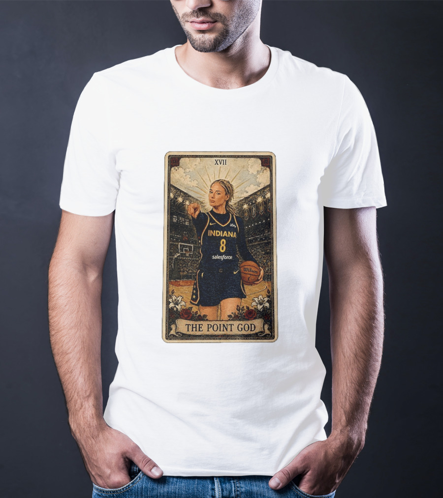 Sophie Cunningham Indiana The Point God XVII Tarot Card Basketball 8 T-Shirt