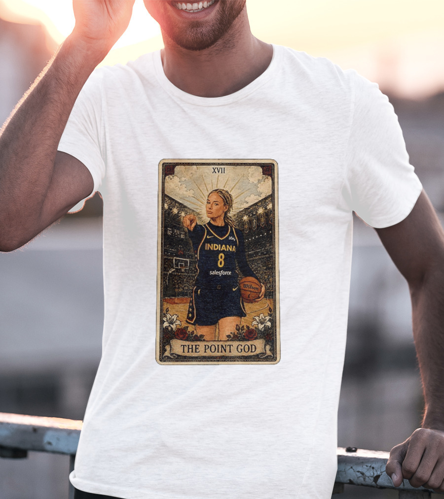 Sophie Cunningham Indiana The Point God XVII Tarot Card Basketball 8 T-Shirt