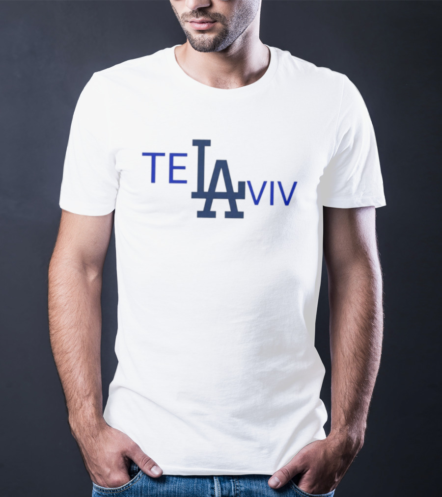 TE LA VIV Los Angeles Dodgers LA T-Shirt