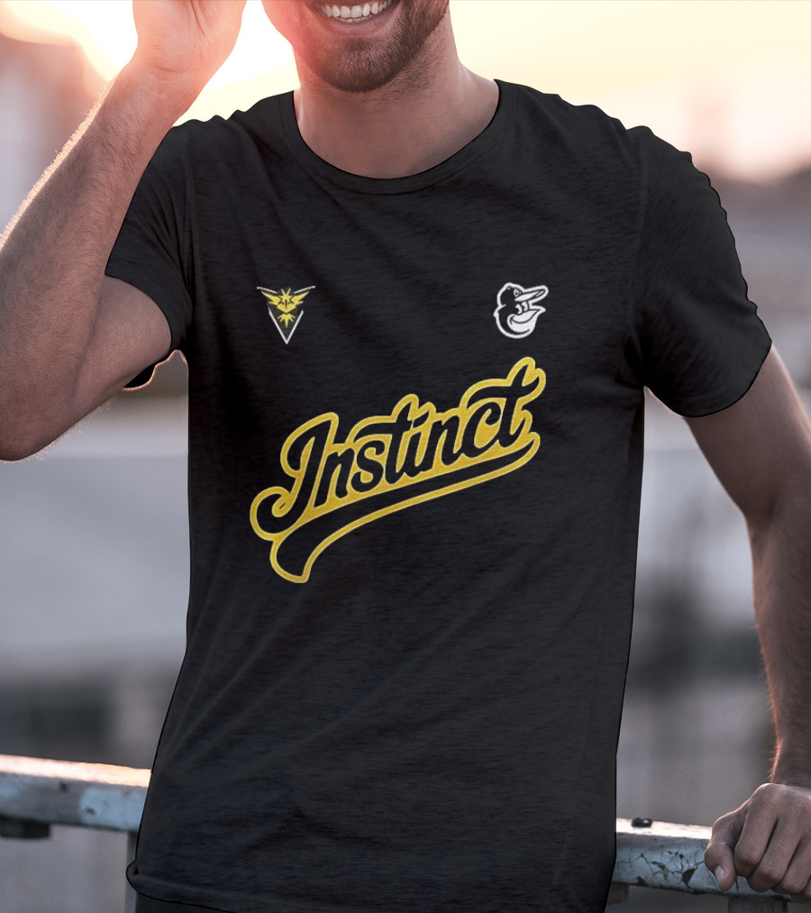 Baltimore Orioles Pokémon GO Team Instinct Collaboration 2026 T-Shirt