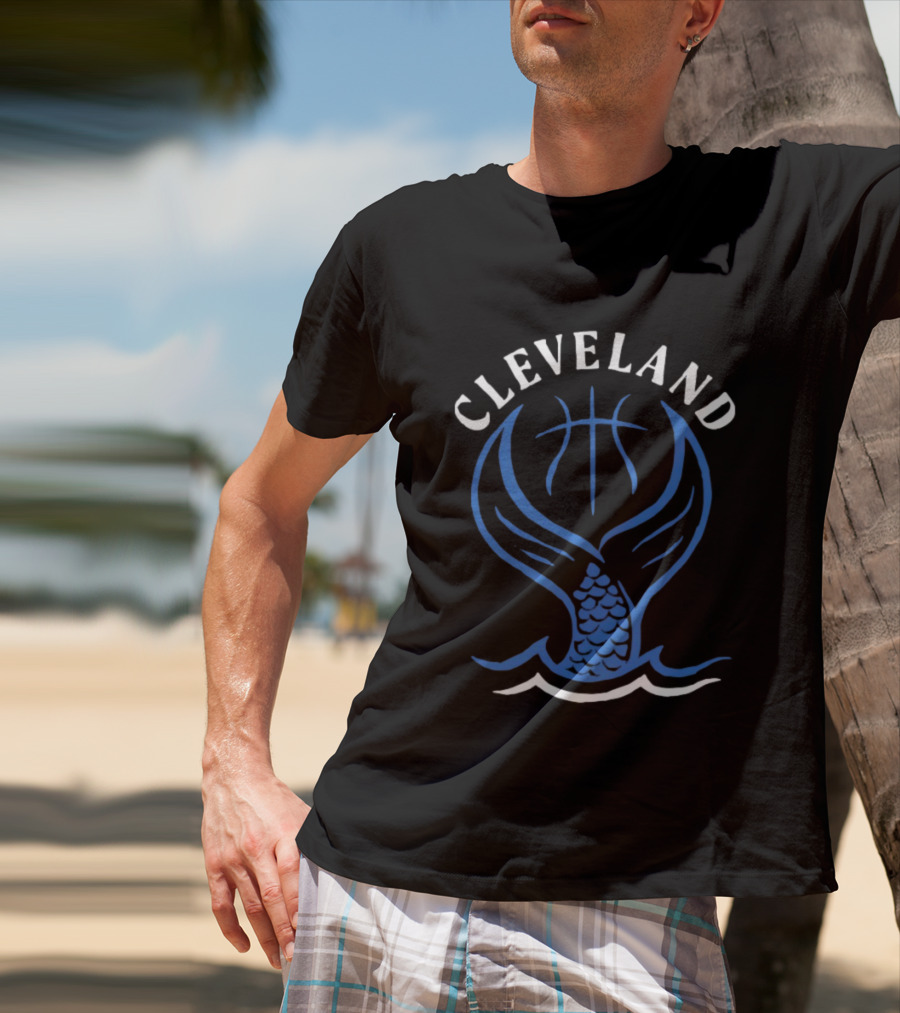 Cleveland Basketball Waves Women's Team Aquatic Spirit T-Shirt