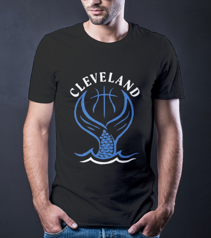 Cleveland Basketball Waves Women's Team Aquatic Spirit T-Shirt