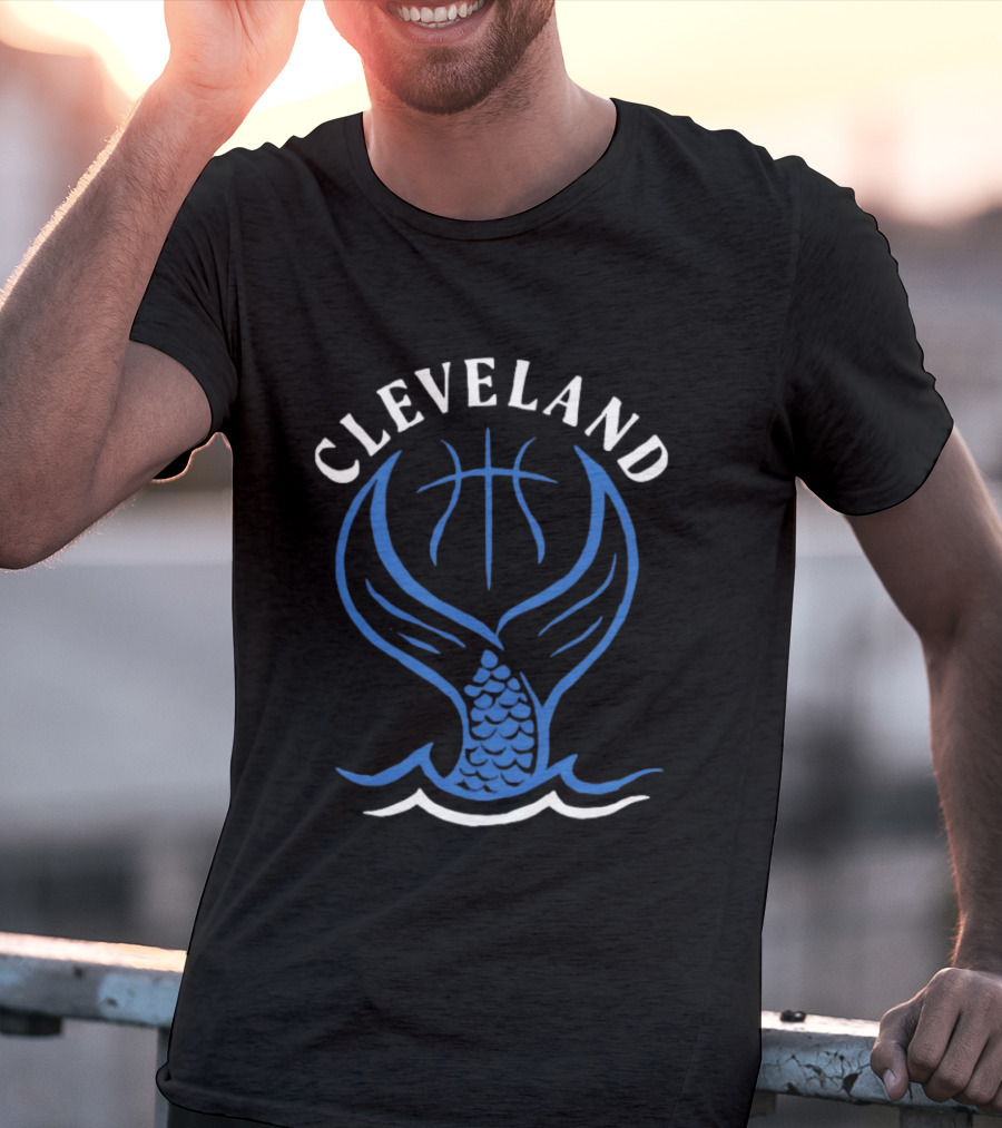 Cleveland Basketball Waves Women's Team Aquatic Spirit T-Shirt