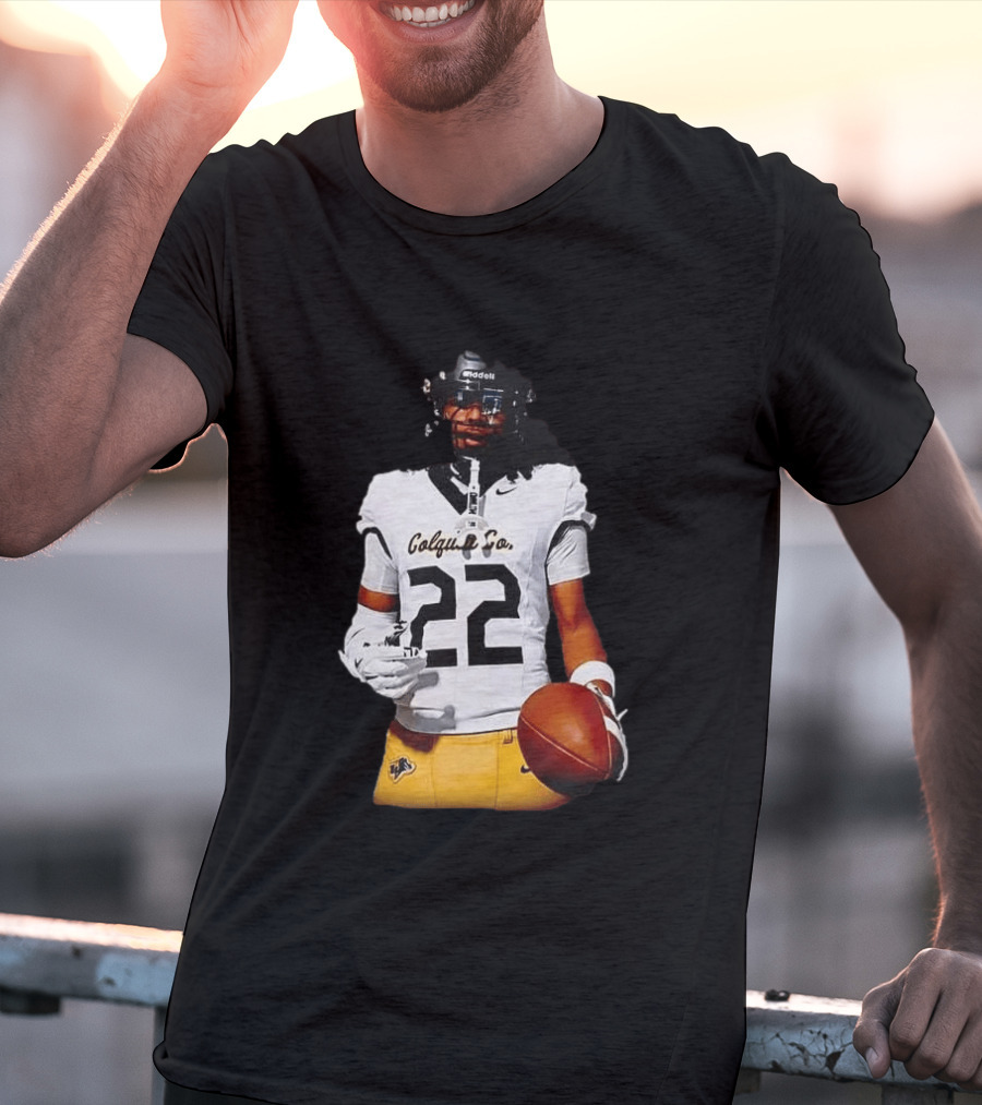 Colquitt County Packers Sean Ethan 22 Football Jersey Player Image T-Shirt
