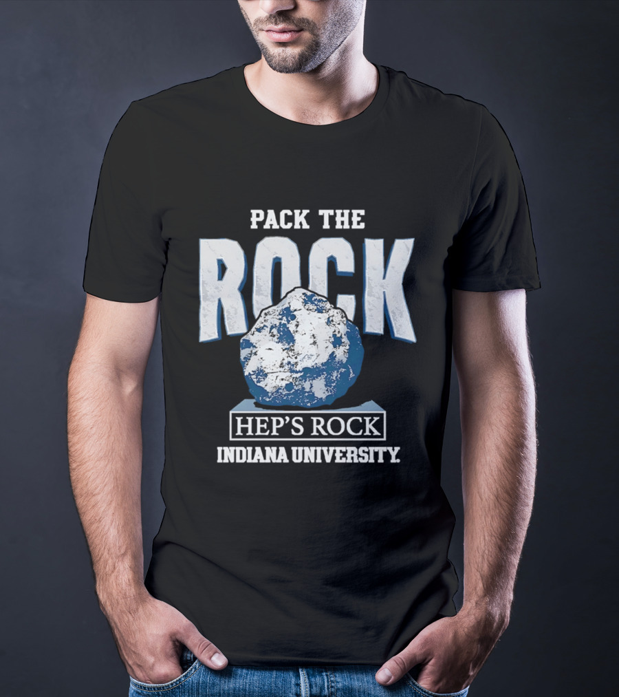 Pack The Rock Hep's Rock Indiana University T-Shirt