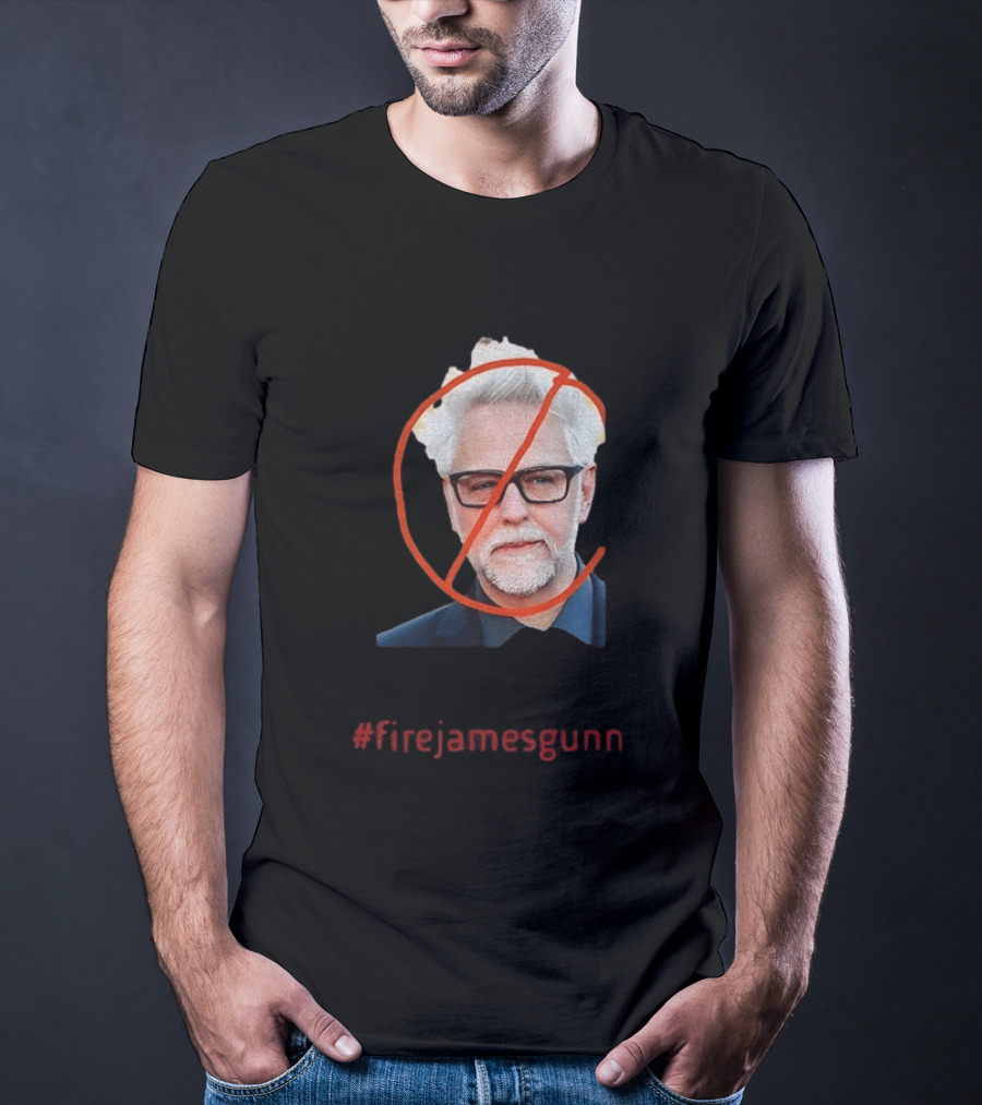Firejamesgunn Protest James Gunn Director Criticism Controversy T-Shirt