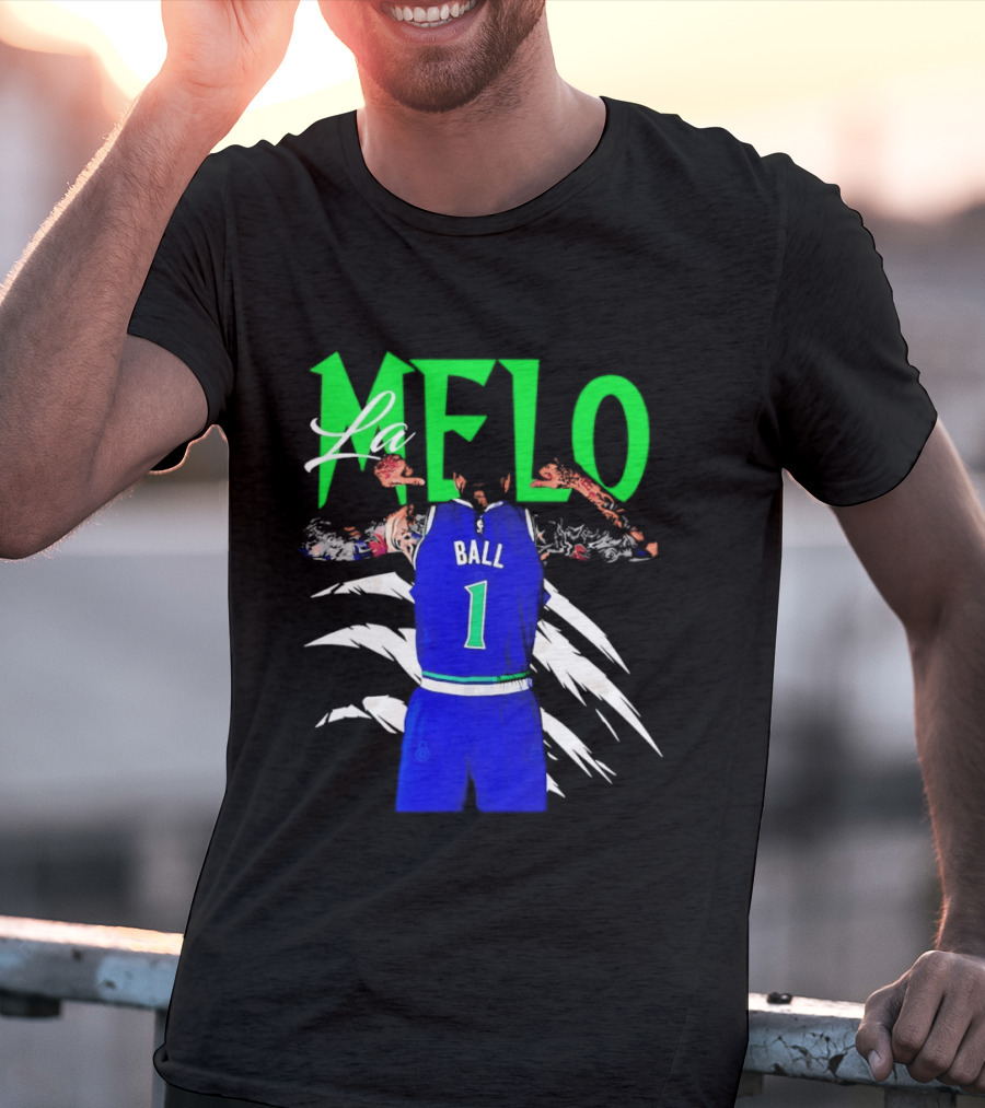 LaMelo Ball Timberwolves NBA Number 1 Jersey T-Shirt