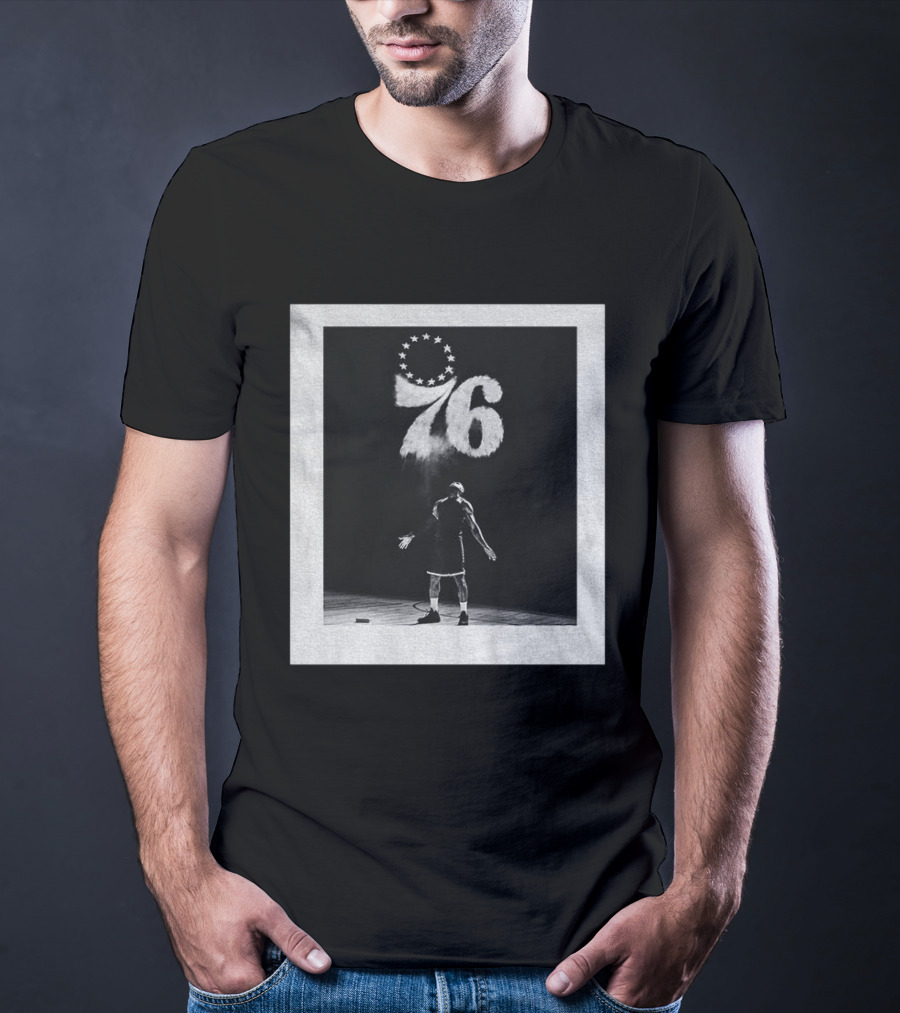 Philadelphia 76ers LeBron James Last Chalk Toss Moment T-Shirt