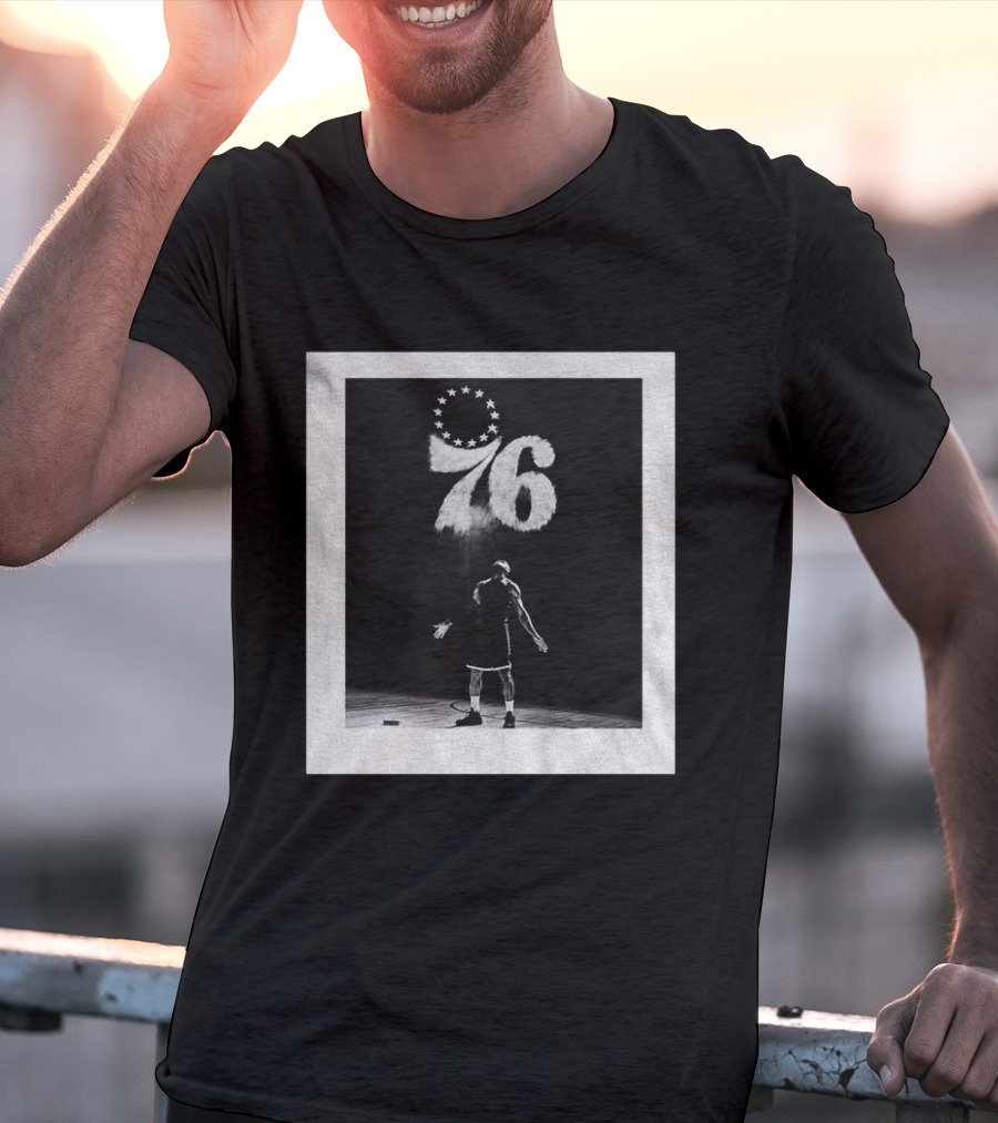 Philadelphia 76ers LeBron James Last Chalk Toss Moment T-Shirt