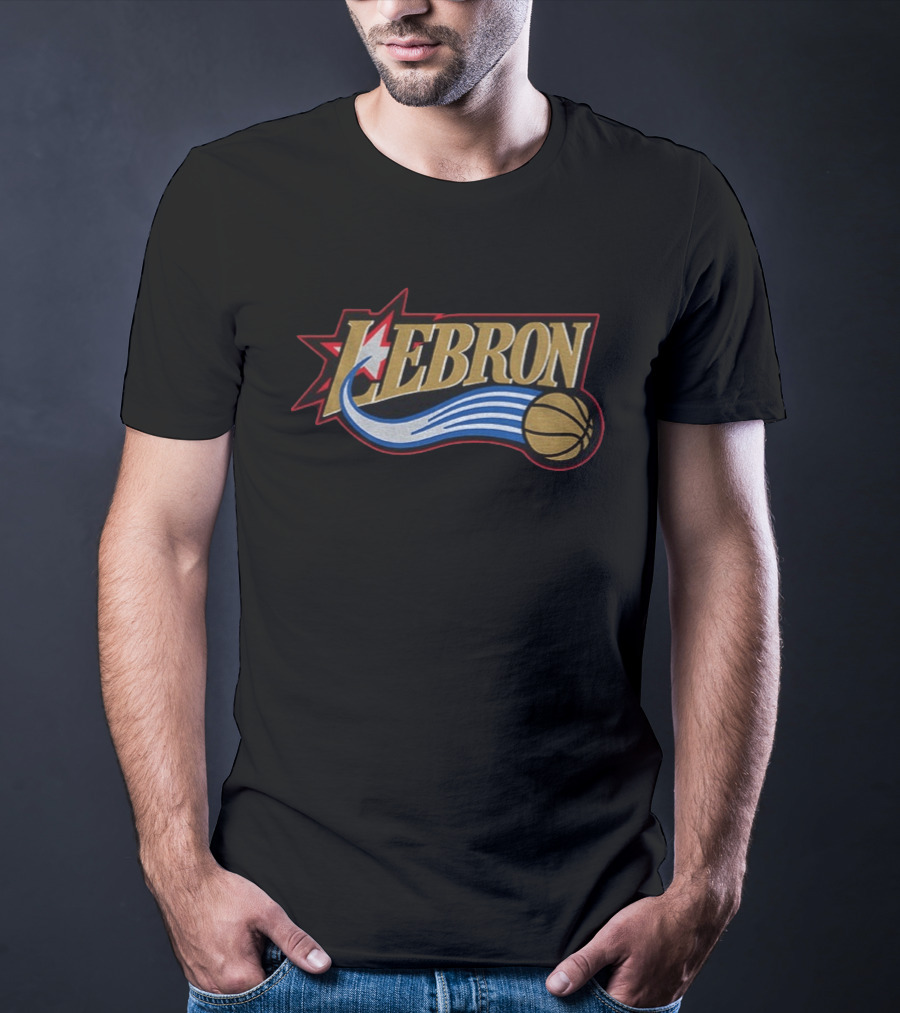 Lebron James 76ers Star Basketball T-Shirt