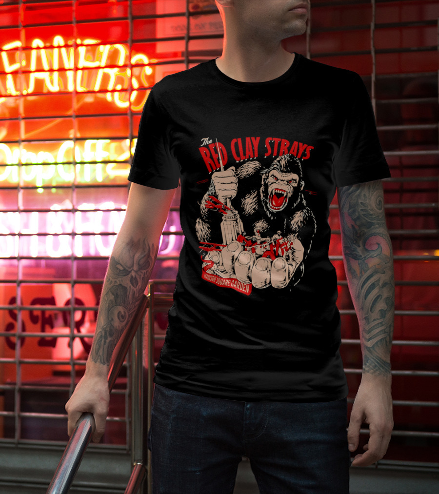 The Red Clay Strays Aug 9 2026 King Kong Madison Square Garden Event T-Shirt