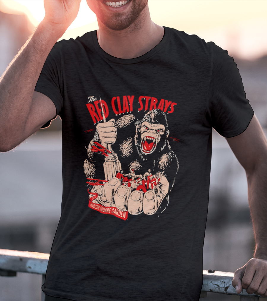 The Red Clay Strays Aug 9 2026 King Kong Madison Square Garden Event T-Shirt