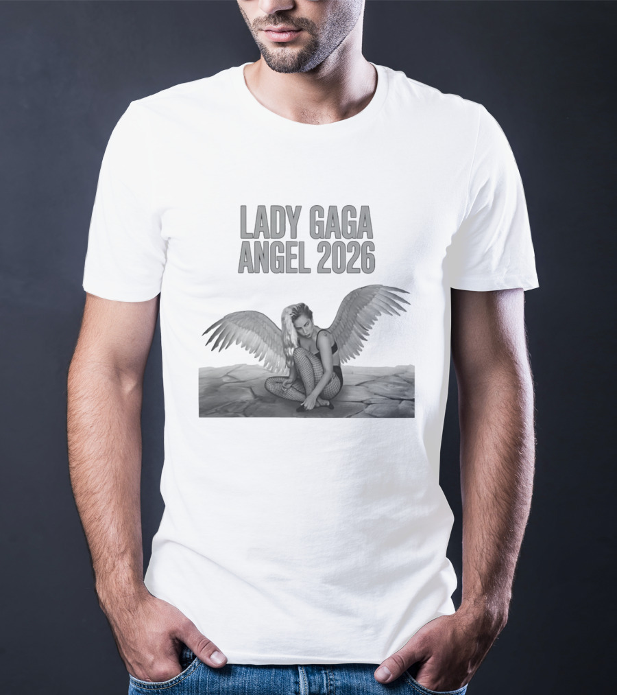 LADY GAGA ANGEL 2026 Winged T-Shirt