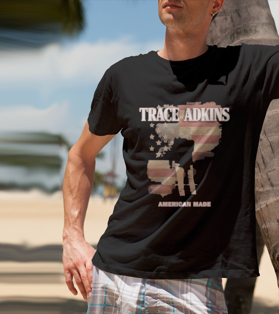 Trace Adkins American Made USA Flag Stars And Stripes T-Shirt