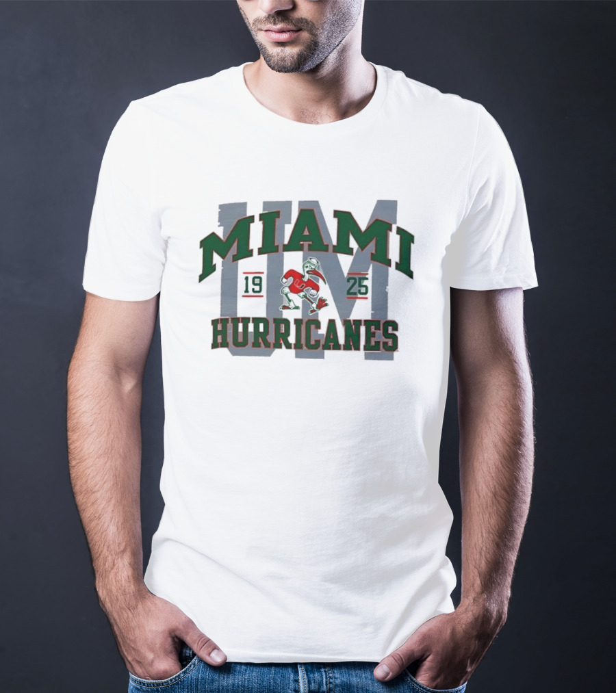 Miami Hurricanes 1925 Sebastian Ibis UM T-Shirt