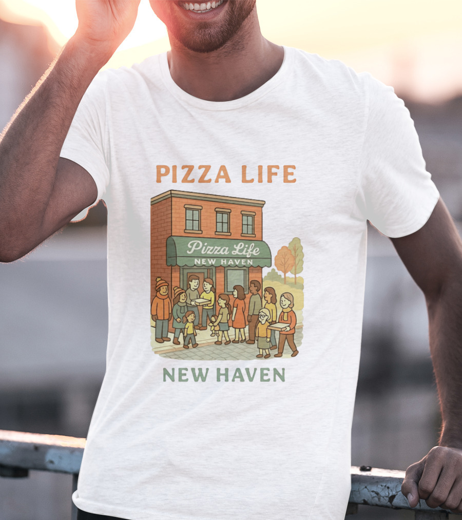 Pizza Life New Haven Family Gathering At Pizzeria T-Shirt