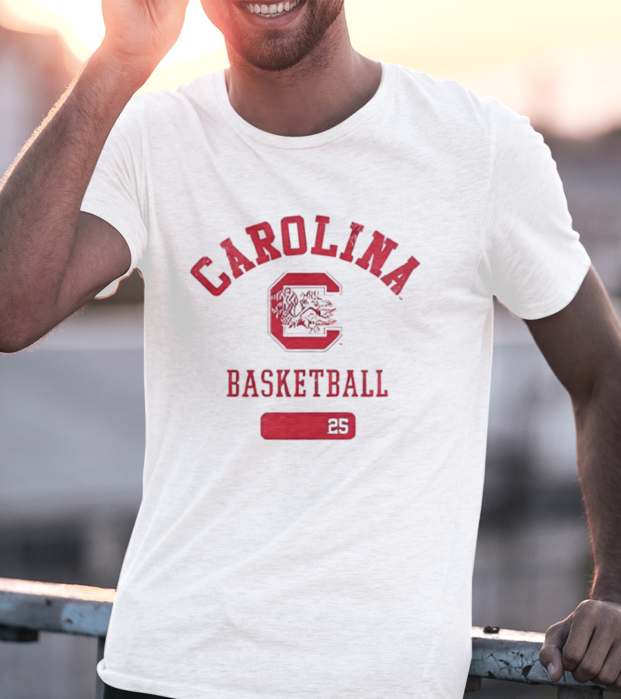 Carolina Basketball 25 South Carolina Gamecocks Raven Johnson T-Shirt