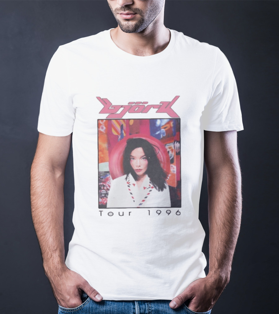 Björk Tour 1996 Post Icelandic Singer T-Shirt