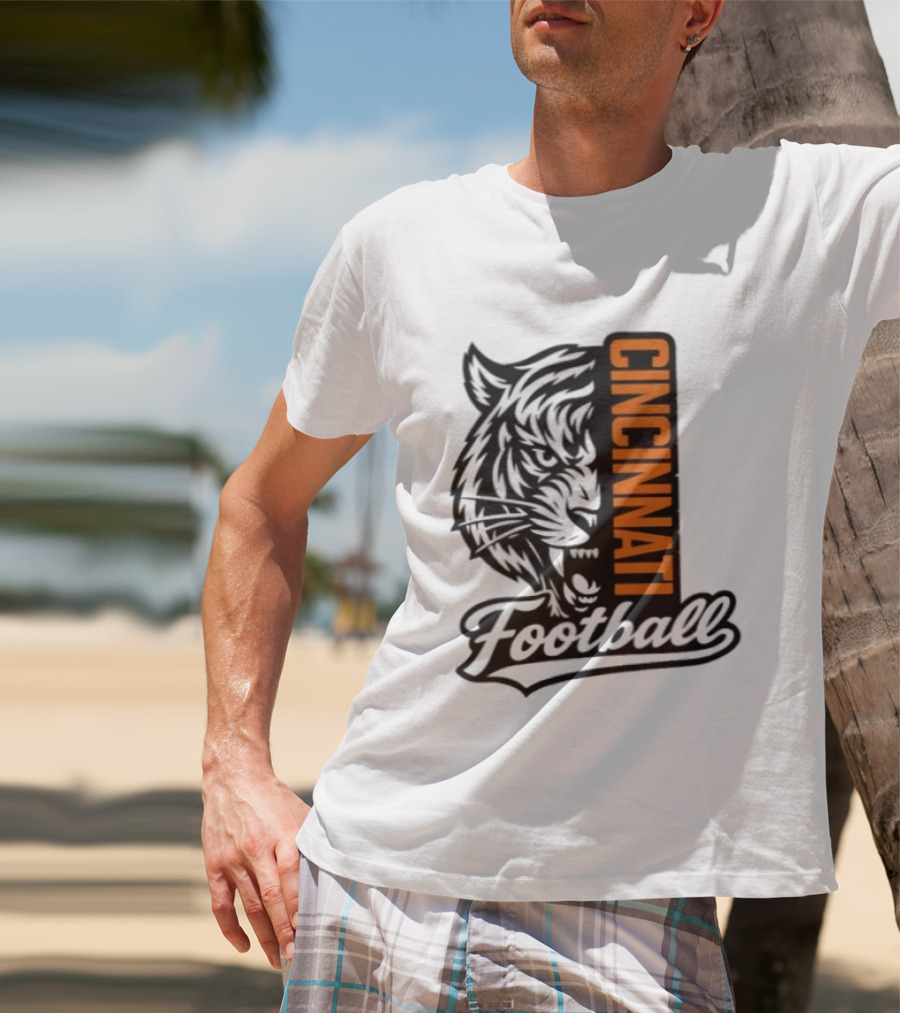 Cincinnati Football Tiger Tiger Iconic Team T-Shirt