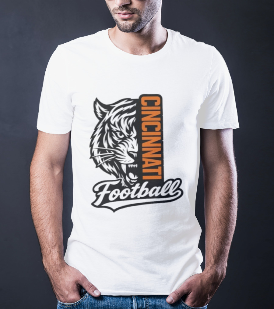 Cincinnati Football Tiger Tiger Iconic Team T-Shirt