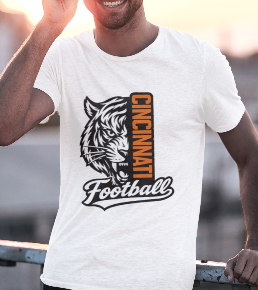 Cincinnati Football Tiger Tiger Iconic Team T-Shirt