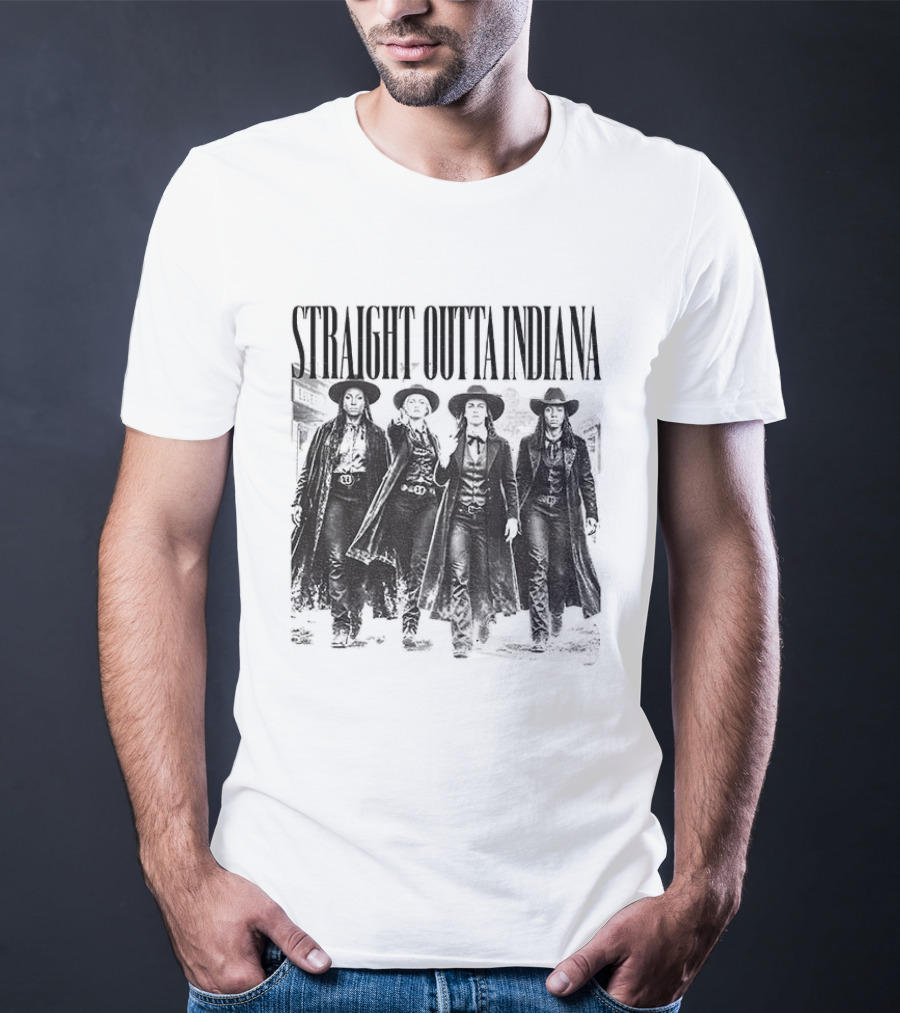 Straight Outta Indiana Cunningham Caitlin Clark Feverstone T-Shirt