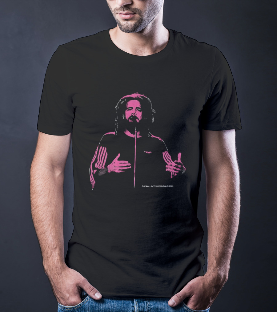 J. Cole The Fall Off World Tour 2026 Pink T-Shirt