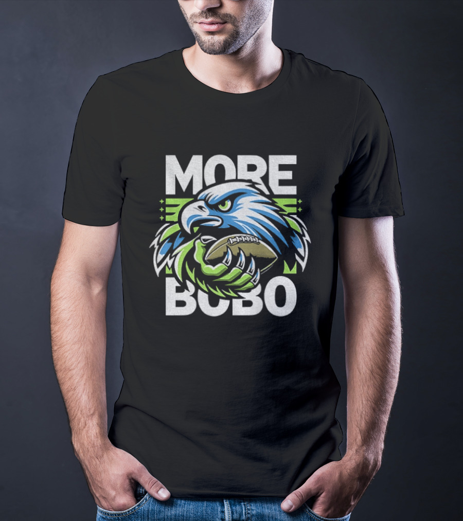 Jake Bobo More Bobo Seattle Seahawks Football Vibrant Gradient 2025 T-Shirt
