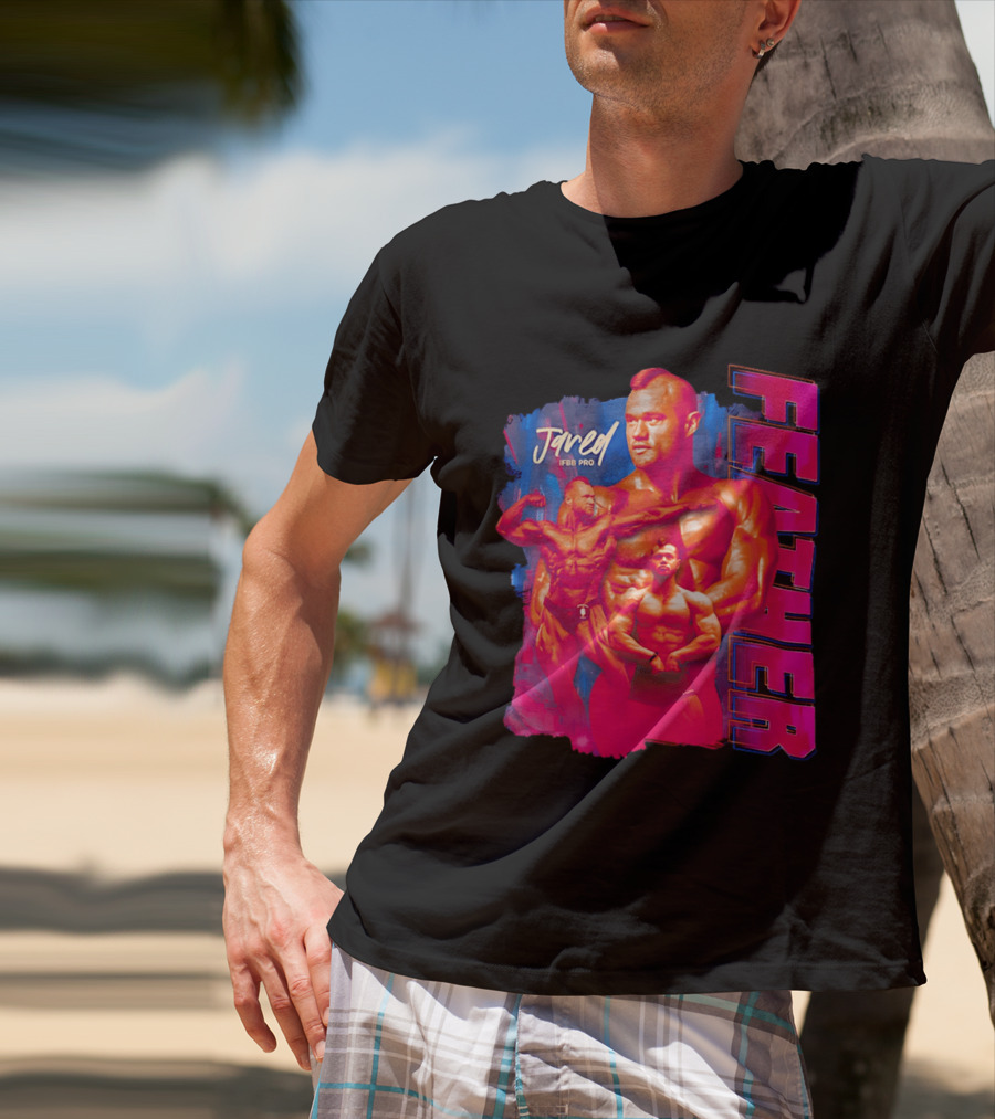 Jared Feather IFBB Pro Bodybuilding Champion Bold Visual T-Shirt