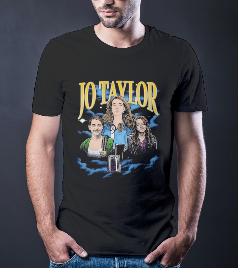 Jo Taylor Collage With Scenes And Luggage T-Shirt