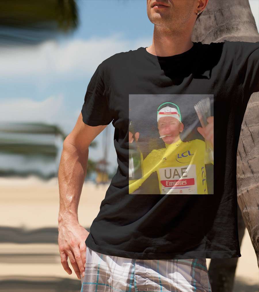 UAE Emirates LCL Tour De France Winner Celebrating T-Shirt