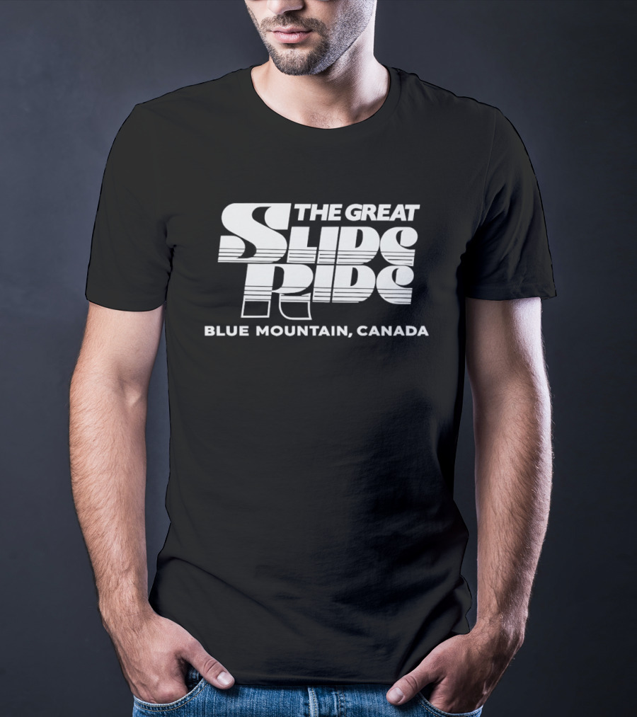The Great Slide Ride Blue Mountain Canada Adventure Experience T-Shirt