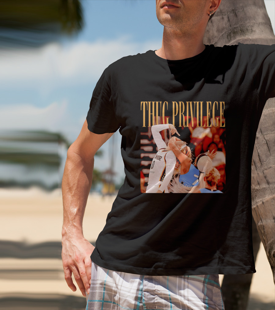 Thug Privilege Sophie Cunningham Basketball Action T-Shirt