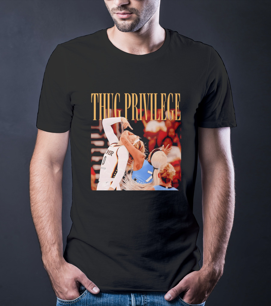 Thug Privilege Sophie Cunningham Basketball Action T-Shirt