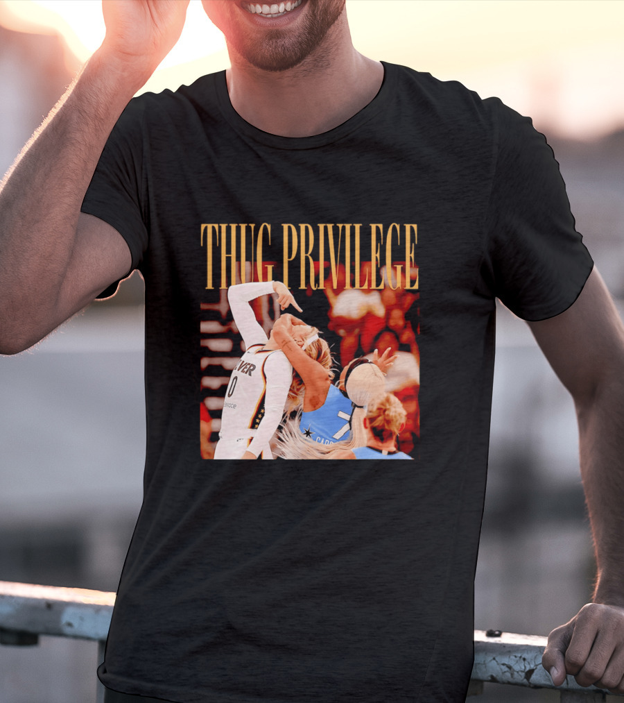 Thug Privilege Sophie Cunningham Basketball Action T-Shirt
